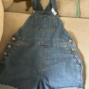 Old Navy Classic Blue Denim Overalls